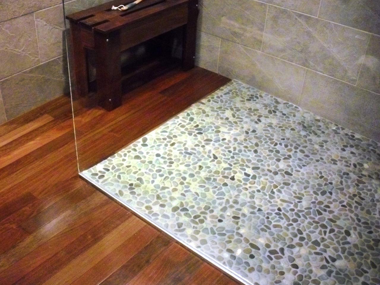 How to Lay a PebbleTile Floor  howtos  DIY