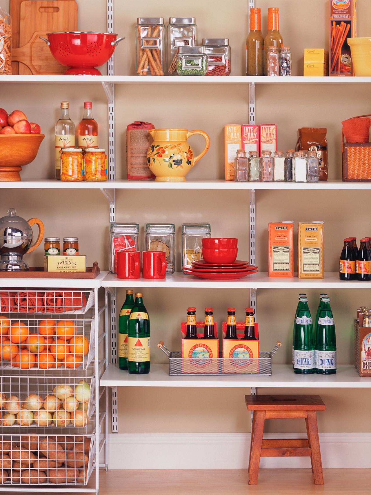 Organization and Design Ideas for Storage in the Kitchen Pantry | DIY