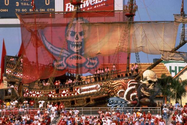 Buccaneer Cove at Raymond James Stadium in Tampa, Fla. Buccaneer Cove at Raymond James Stadium in Tampa, Fla.