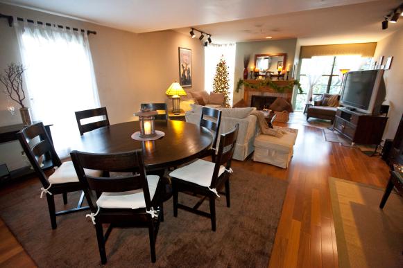 Cozy Yet Contemporary Open Concept Living