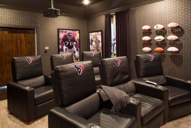 Home Theater: Duane and Devi Brown’s Home in Bellaire, Texas Home Theater: Duane and Devi Brown’s Home in Bellaire, Texas