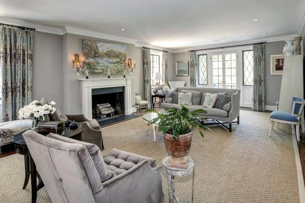 Living Room: Historic Home on Belmont Rd in Washington DC Living Room: Historic Home on Belmont Rd in Washington DC