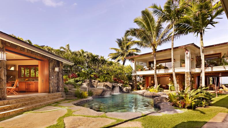Landscape: Beyonce’s Vacation Rental in Kailua, Hawaii