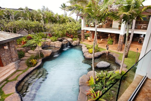 Pool: Beyonce’s Vacation Rental in Kailua, Hawaii Pool: Beyonce’s Vacation Rental in Kailua, Hawaii