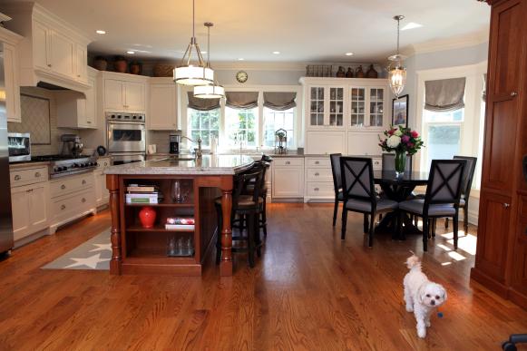 Kitchen in Steve and Rachelle Wilkos’ Connecticut Home