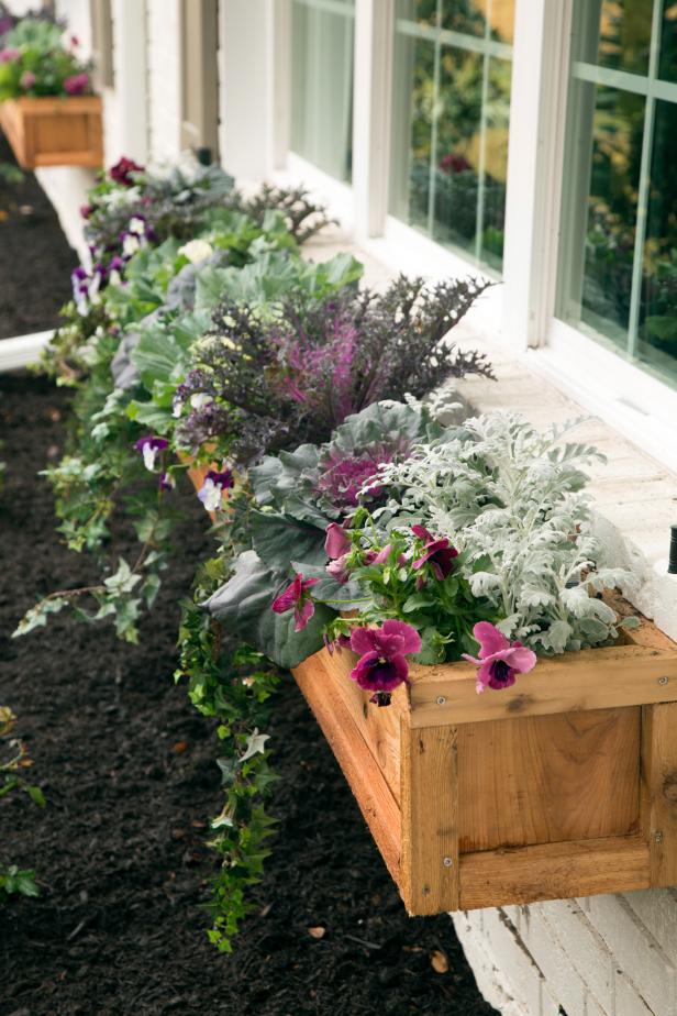 Wood Window Boxes Window Planters
