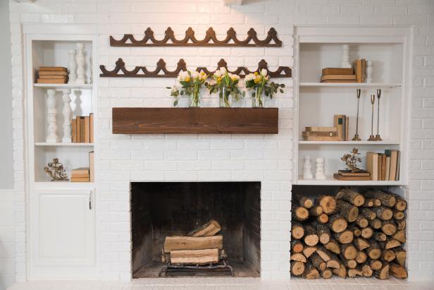 Living Room Wood Mantel Living Room Wood Mantel