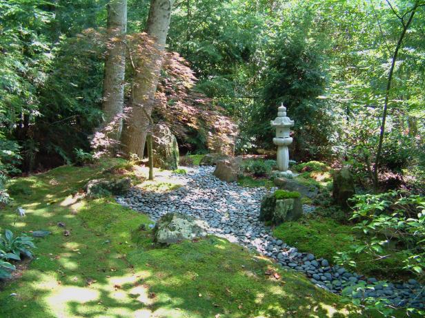 Moss gardens mean even shade is no deterrent to green. Moss gardens mean even shade is no deterrent to green.