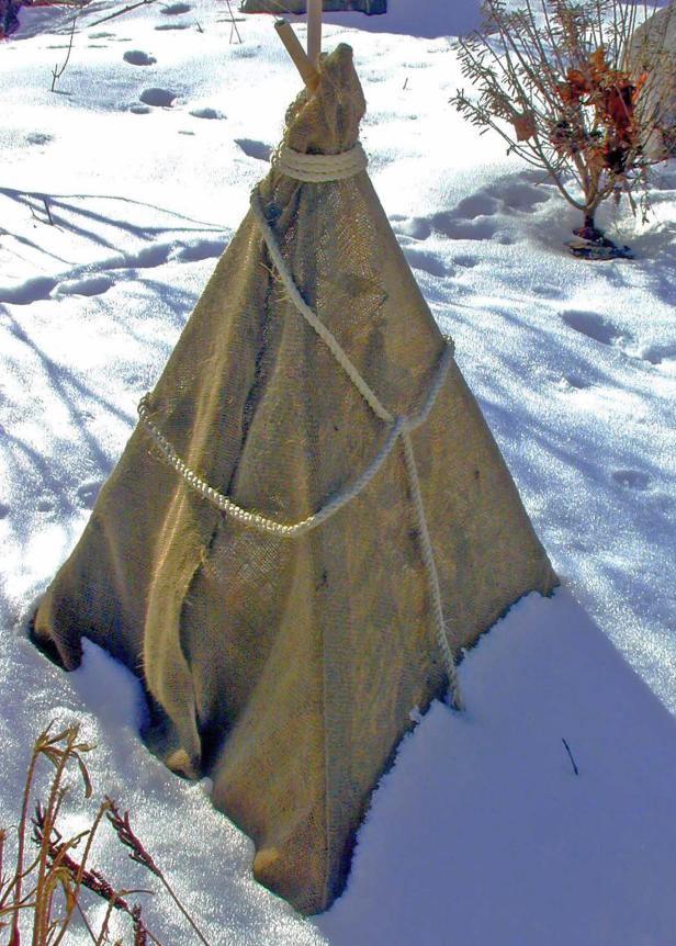 Burlap Teepee Burlap Teepee