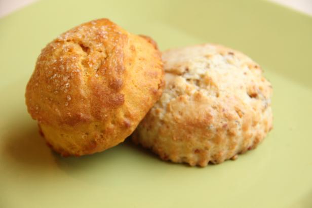 Sweet potato biscuits can be served with sweet or savory accompaniments.&nbsp;