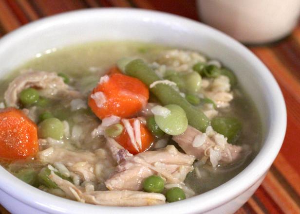 Day After Thanksgiving soup is a clearinghouse for leftover vegetables. Day After Thanksgiving soup is a clearinghouse for leftover vegetables.