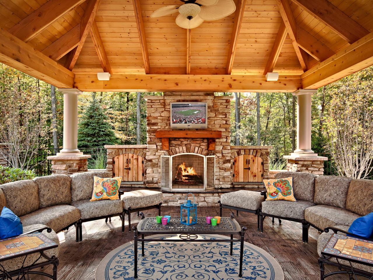 Outdoor Fireplace Plans  HGTV