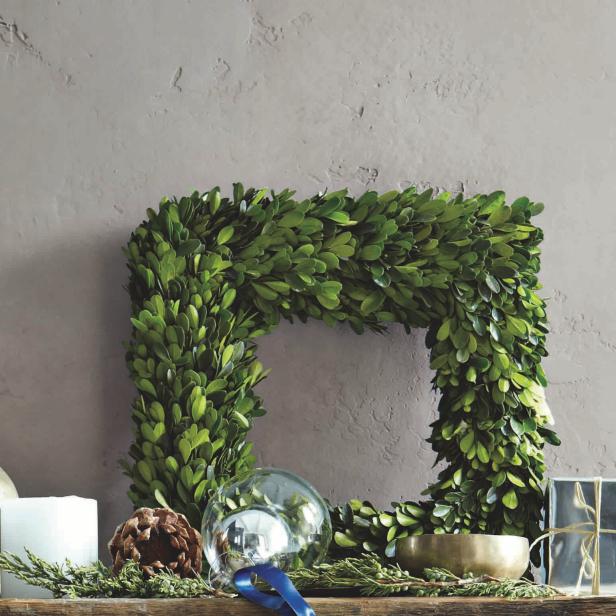 Boxwood Square Wreath Boxwood Square Wreath
