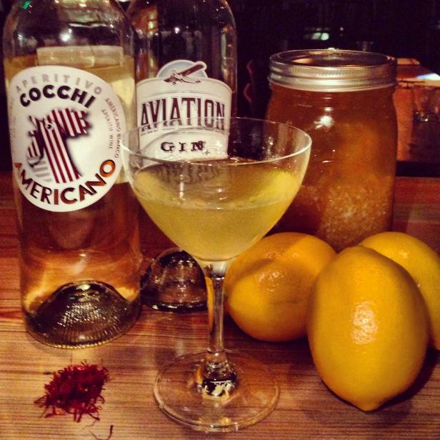 Cocktail With Garden-Fresh Meyer Lemons Cocktail With Garden-Fresh Meyer Lemons