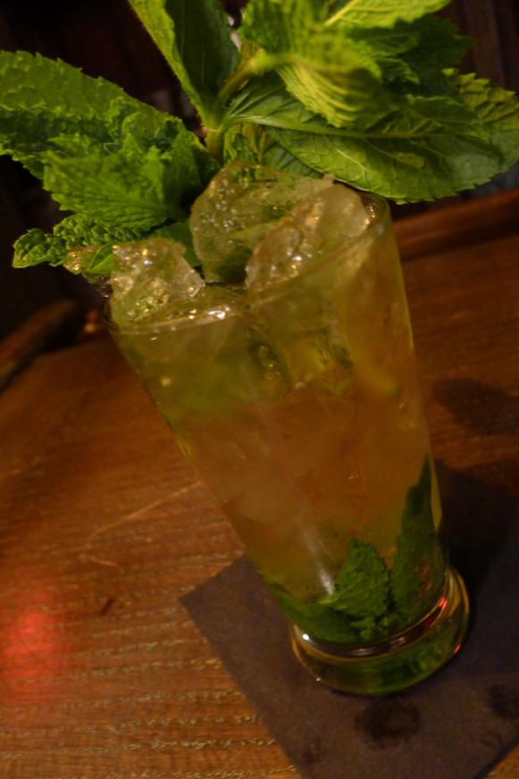 Mint julep at The Vault at Pfaff's in NYC Mint julep at The Vault at Pfaff's in NYC