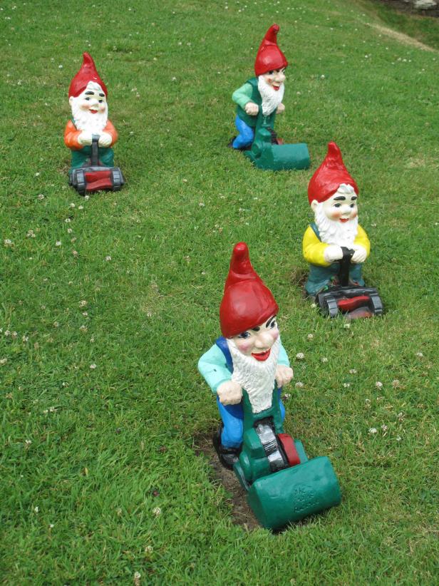Mowing Gnomes Mowing Gnomes