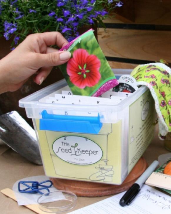 The Original Seed Keeper, a seed storage kit, from The Seed Keeper Company. The Original Seed Keeper, a seed storage kit, from The Seed Keeper Company.