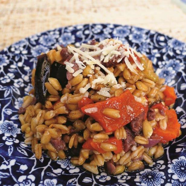 Eggplant Farro Eggplant Farro