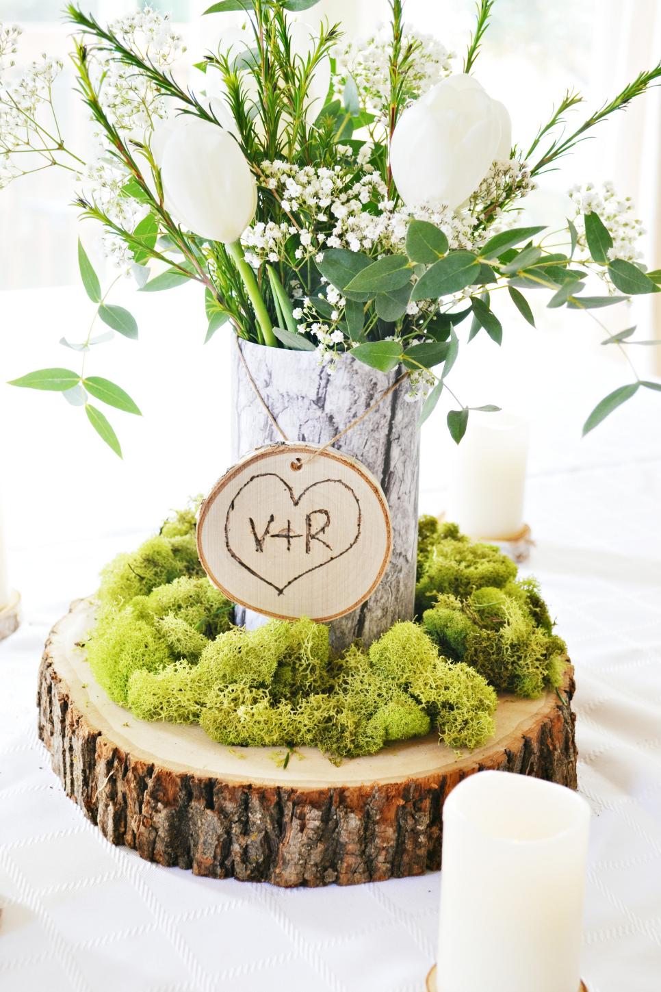 Make A Rustic Wedding Centerpiece Hgtv