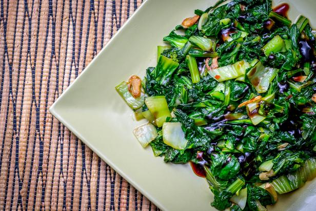 Braised Asian Greens Braised Asian Greens