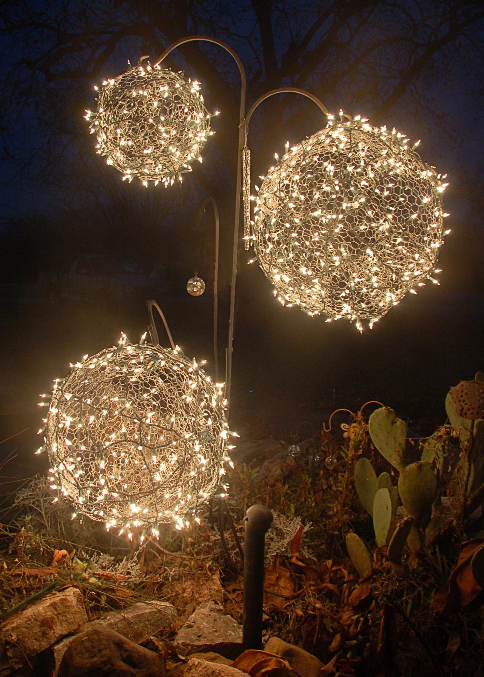 DIY Christmas Light Balls  HGTV