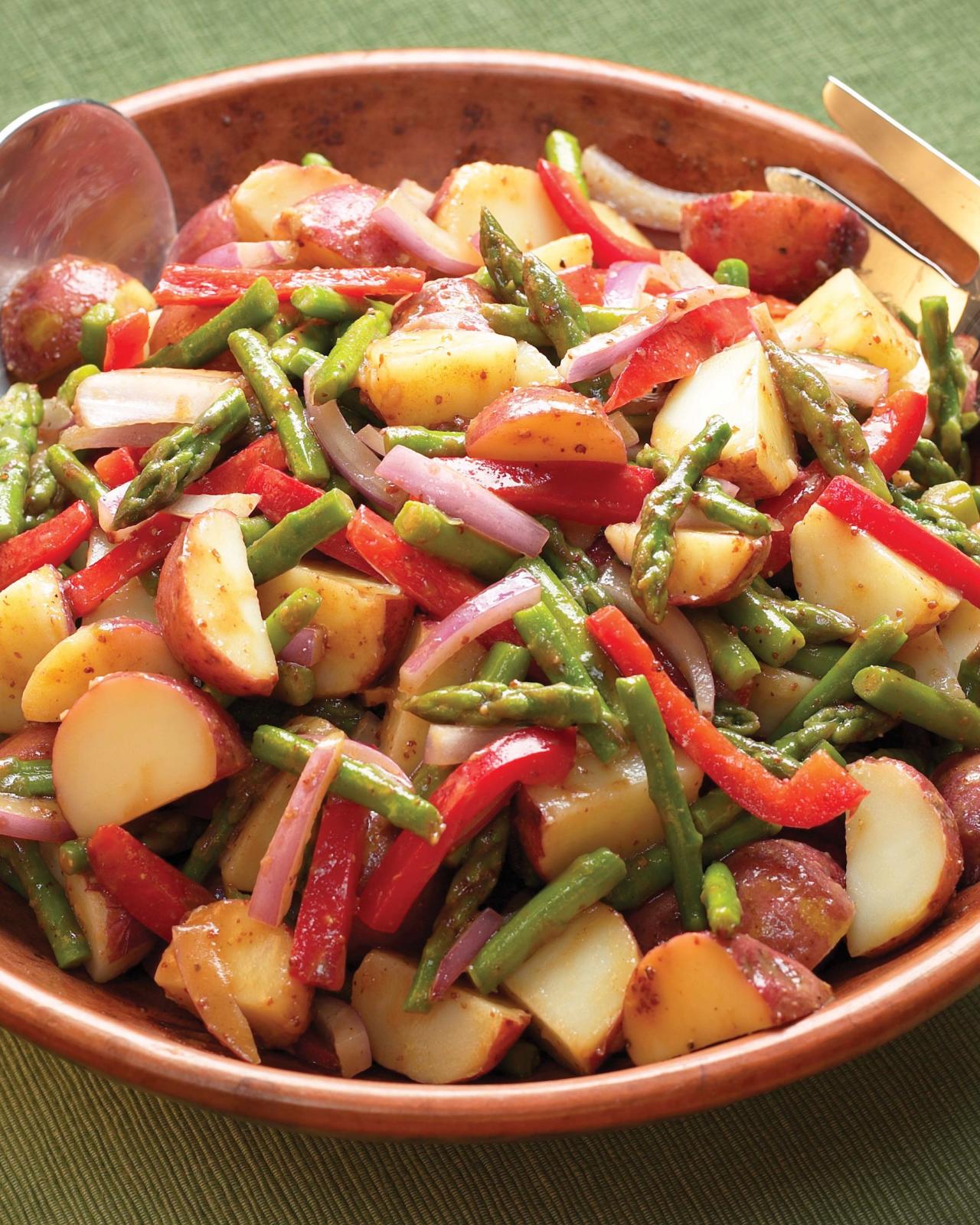 Asparagus, Red Pepper and Potato Salad Recipe HGTV