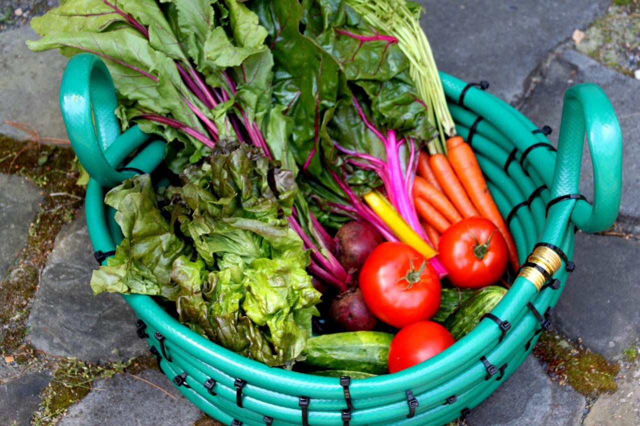 DIY Garden Hose Basket HGTV