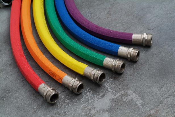 Colorful Rubber Hoses Rubber garden hoses