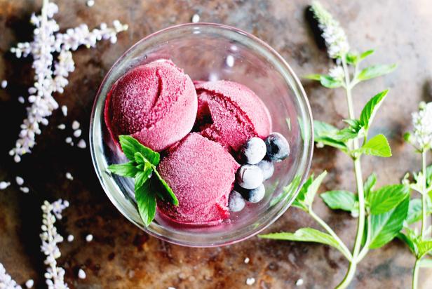 Blueberry Merlot Sorbet Blueberry Merlot Sorbet