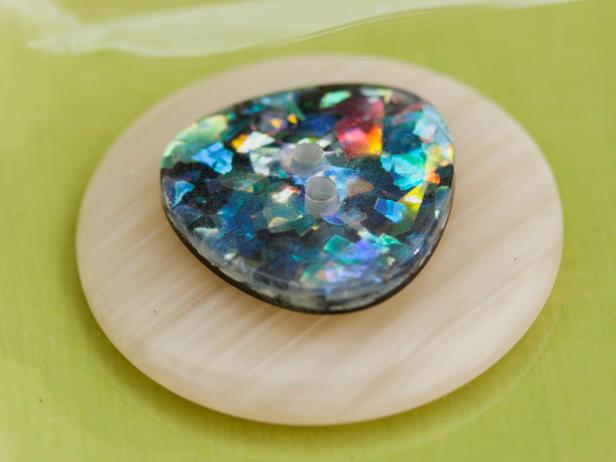 Let your kids' imaginations soar — create bright "eyes" with shiny buttons.