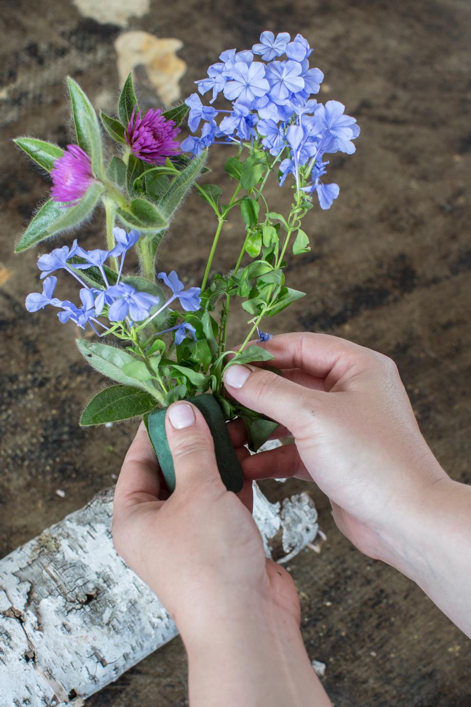 Moss Flower Arrangements HGTV