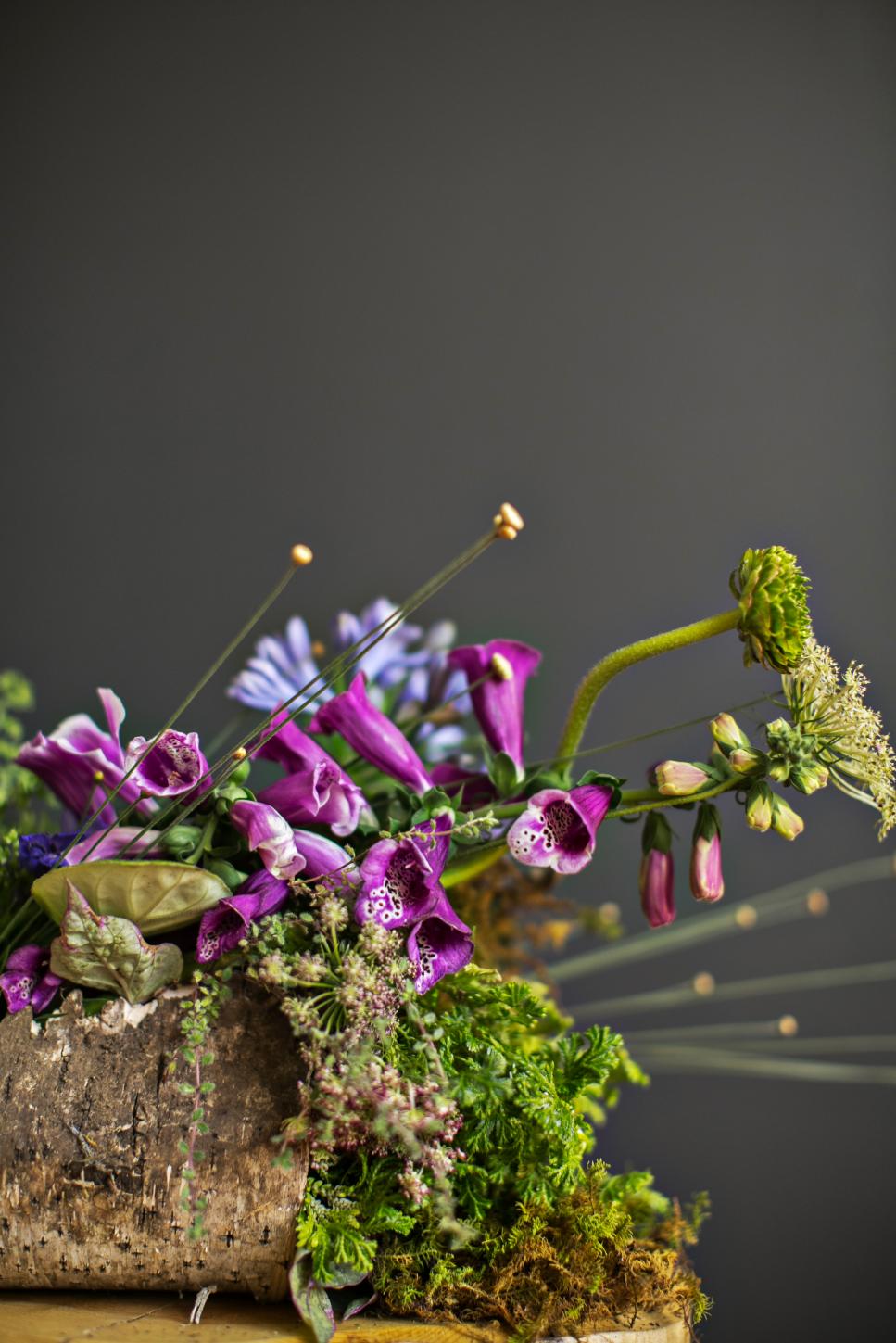 Moss Flower Arrangements HGTV