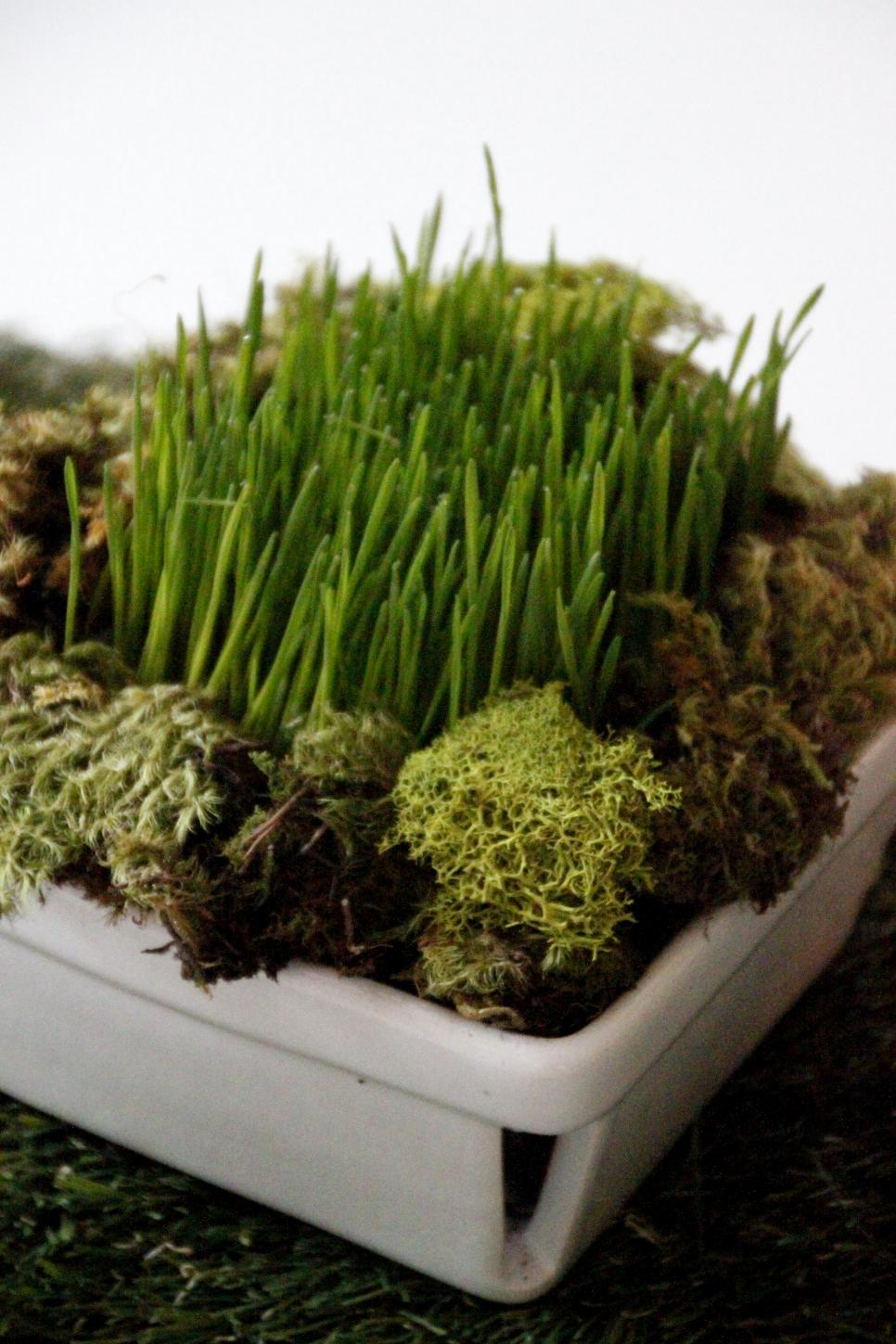 DIY Grass Tablerunner HGTV