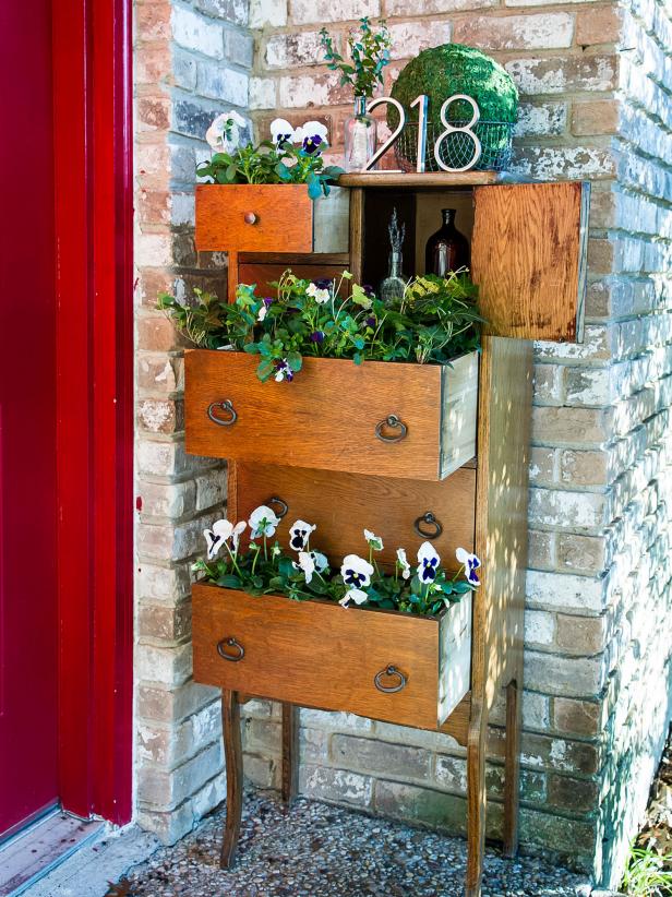 Dresser Drawer Porch Decor Dresser Drawer Porch Decor