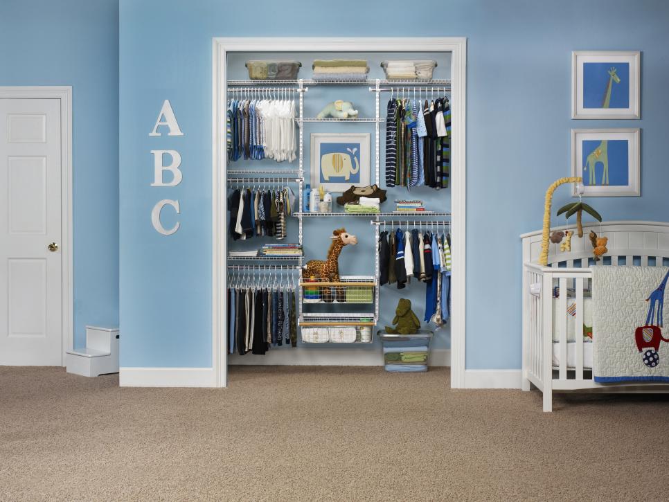 Reach In Closet Design Ideas bedroom hook over wire containers plus little take out compartments in cute reach in boxes A Boys Closet For Every Age Hgtv Reach In Closet Design Ideas 25 best contemporary storage closets designs A Boys Closet For Every Age Hgtv