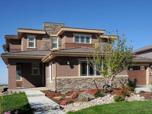 Prairie Architectural Home Exterior Prairie Architectural Home Exterior