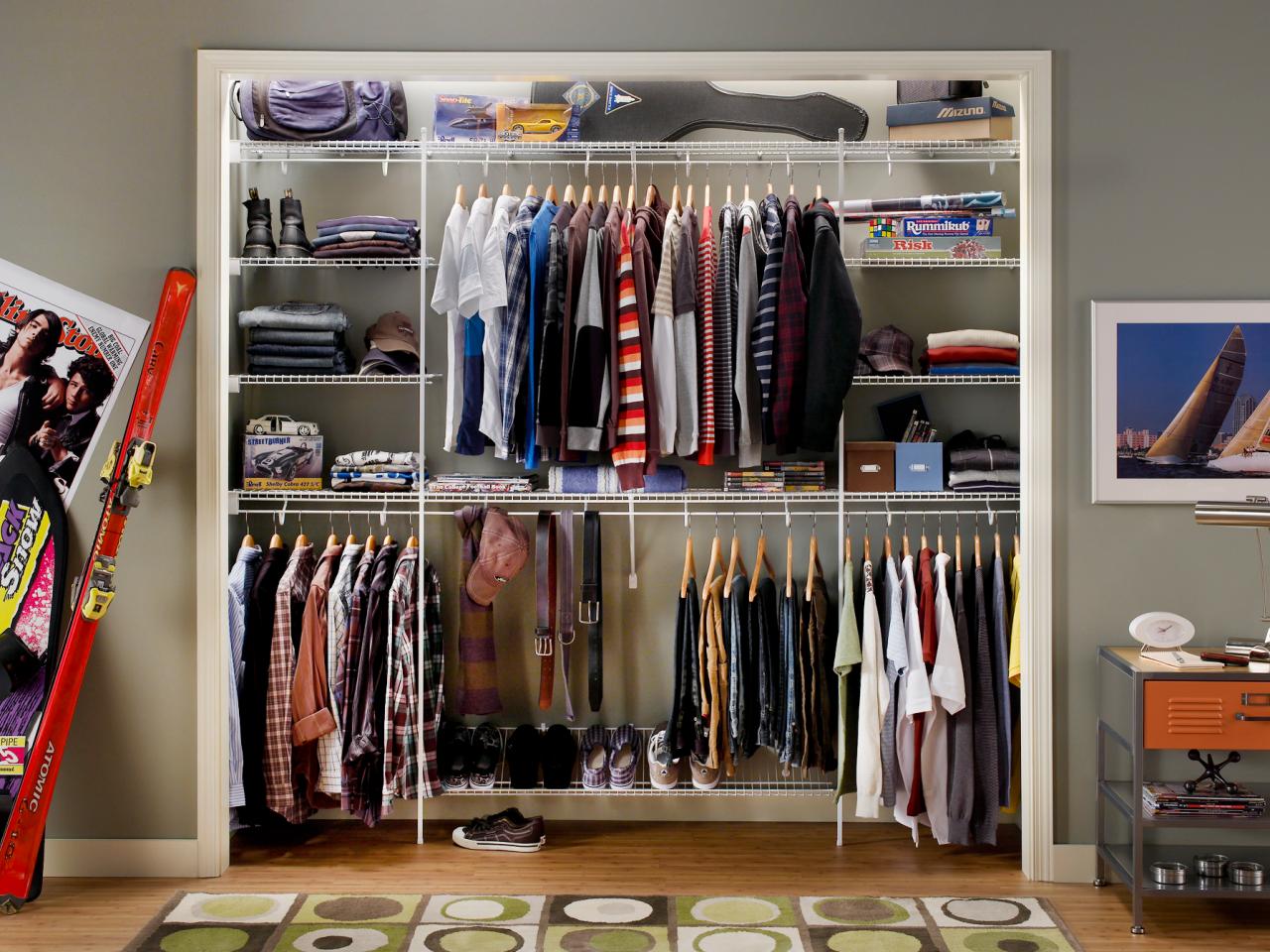 Small Closet Organization Ideas: Pictures, Options & Tips | HGTV Small Closet Organization Ideas: Pictures, Options & Tips | HGTV