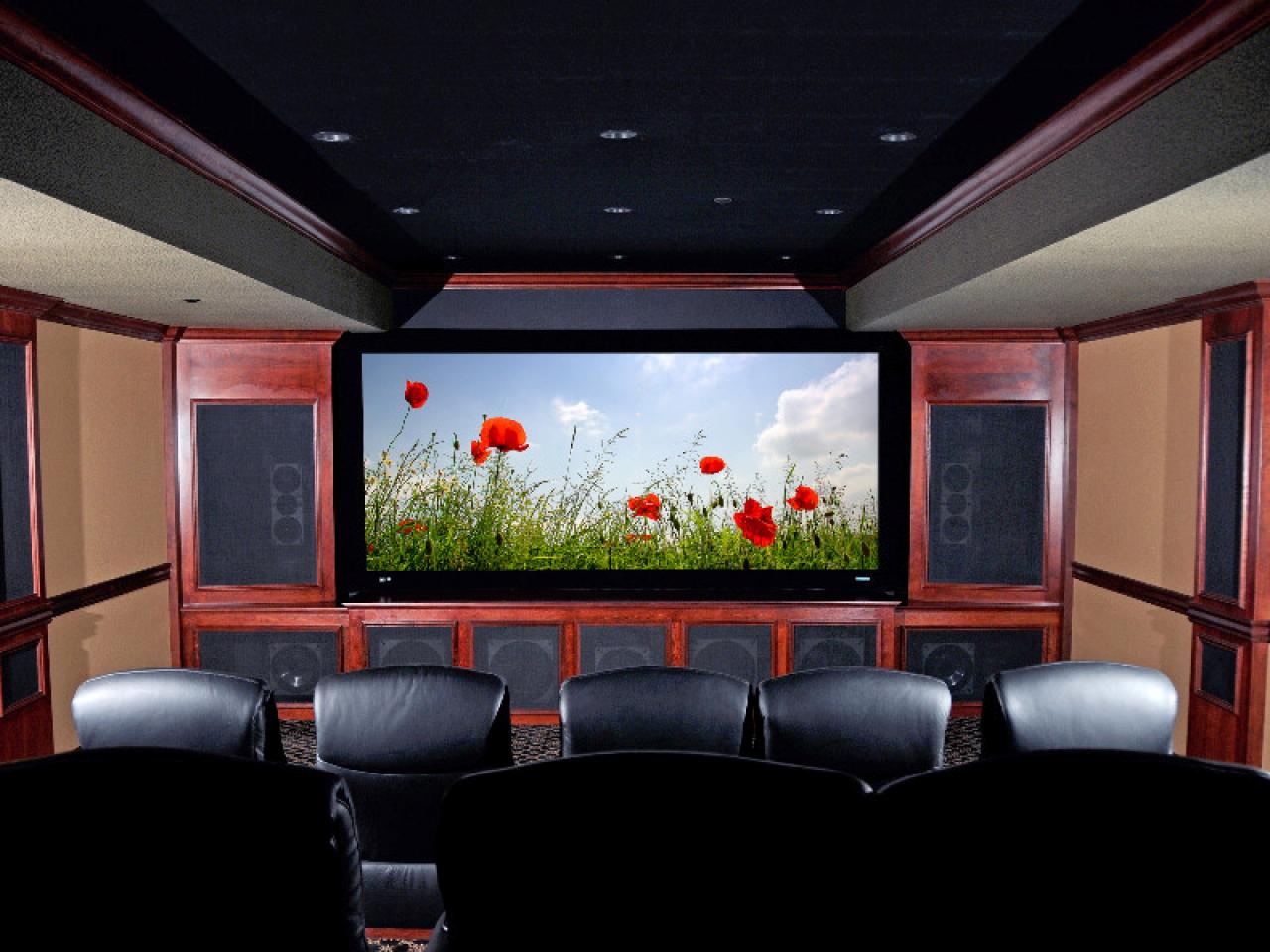 Minimalist Cool Home Theater Ideas for Small Space