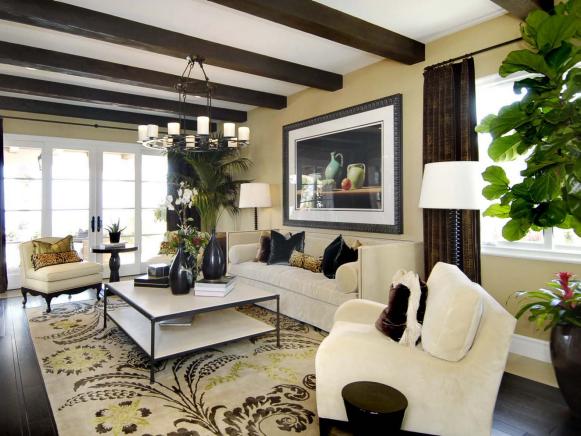 Dark and Light Formal Living Room Dark and Light Formal Living Room