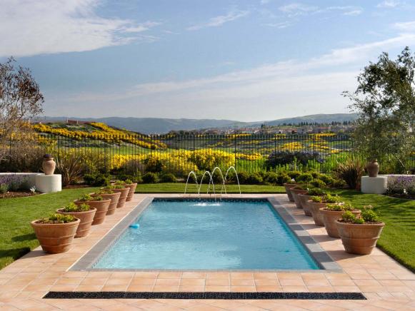 Pool with a View Pool with a View