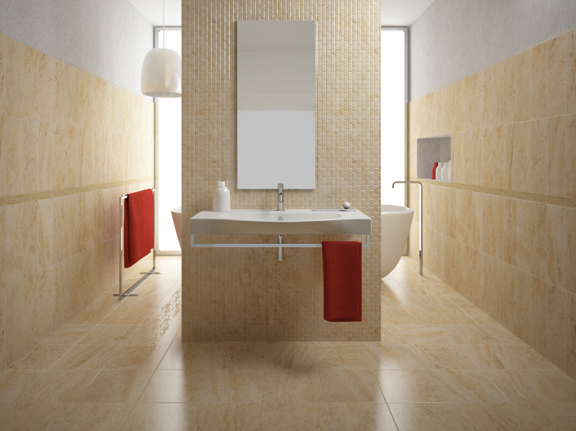 porcelain tiled bathrooms