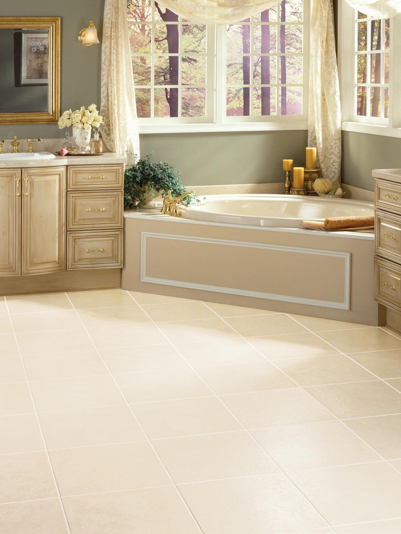 Vinyl Low Cost And Lovely Hgtv within Vinyl Flooring For Bathrooms