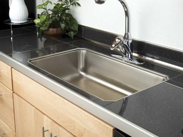 make a kitchen sink with tile