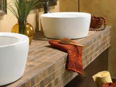 Bathroom Countertop Ideas Hgtv Tile Bathroom Countertops 5 Photos