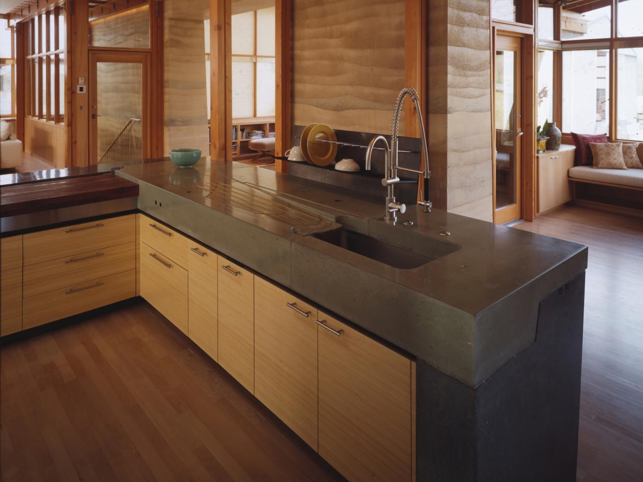 Uncategorized Concrete Kitchen Countertops concrete kitchen countertop hgtv countertops