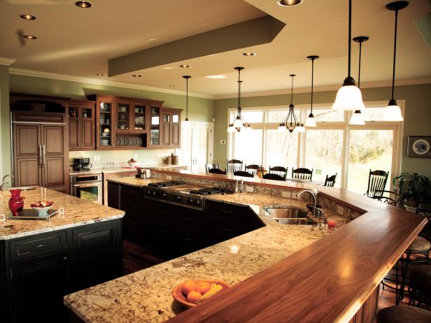 Flat Grain Walnut Counter