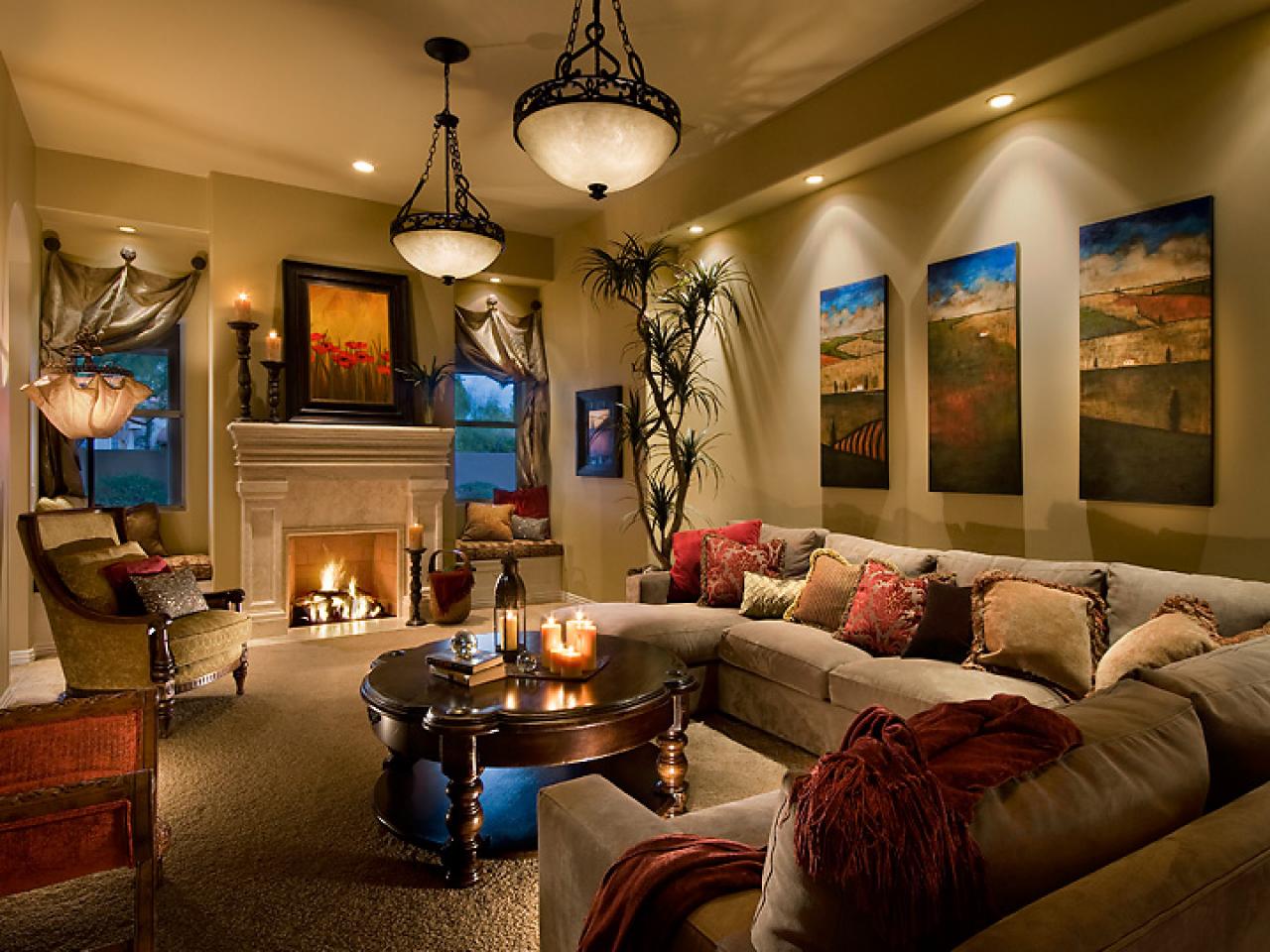 Living Room Lighting Tips Hgtv intended for Living Room Lighting Pictures