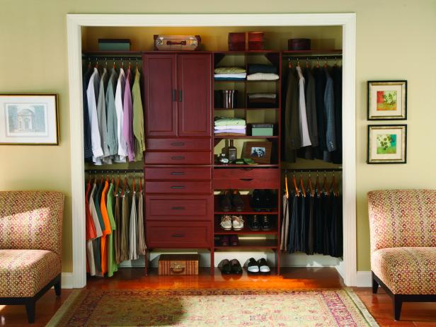 Masculine Reach-In Closet Masculine Reach-In Closet