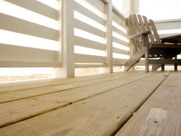 Deck Pressure Treated Wood Close Up Deck Pressure Treated Wood Close Up