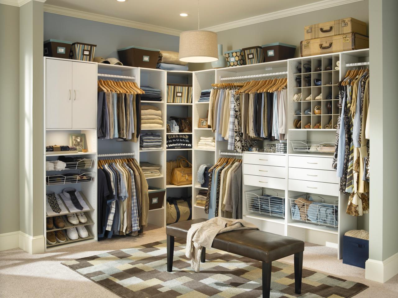 Walk-In Closet Design Ideas | HGTV